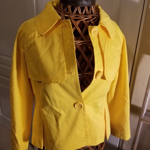Escada Jackets & Blazers - Escada cropped trench jacket.